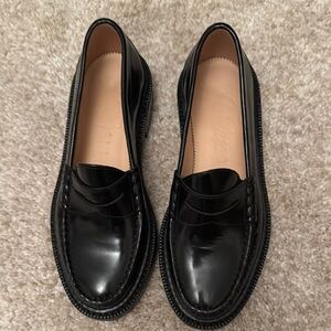 J. Crew Black Loafers